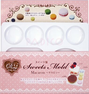 Clay Mold Macaroon &ndash; foto van kunststof mal