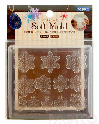 Soft Clay Mold Snow Crystal &ndash; foto van kunststof mal