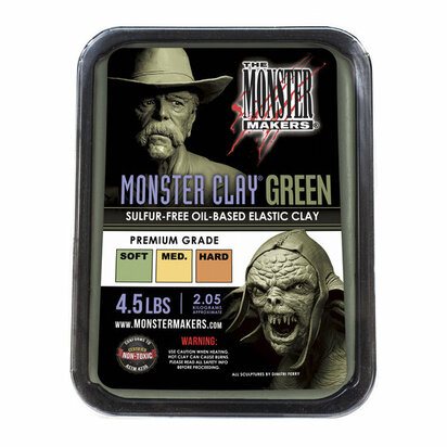 Monster Clay GREEN SOFT &ndash; foto van klei