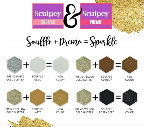 Sculpey Premo + Souffl&eacute; Multipack, 24 x 28 g