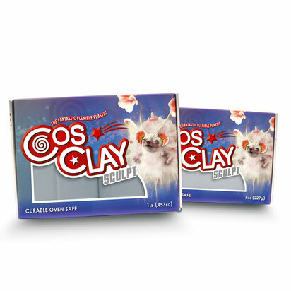 Cosclay SCULPT Gray Soft &ndash; foto van polymeerklei