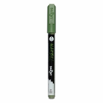 MARBEL marker 2mm olijfgroen &ndash; foto van acrylmarker