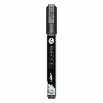 MARBEL marker 4mm zwart metallic &ndash; foto van acrylmarker