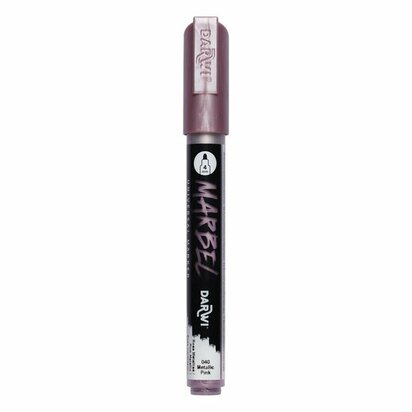 MARBEL marker 4mm roze metallic &ndash; foto van acrylmarker