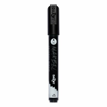 MARBEL marker 6mm zwart &ndash; foto van acrylmarker