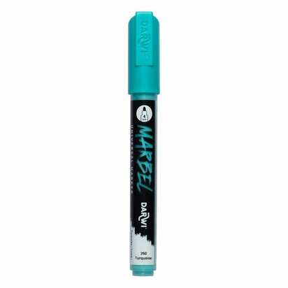 MARBEL marker 4mm turkoois &ndash; foto van acrylmarker