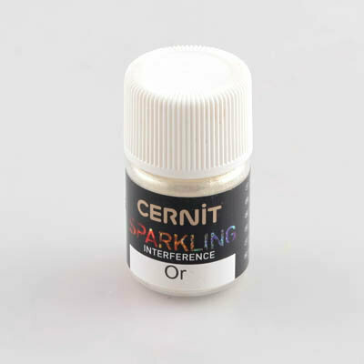 Sparkling Mica Powder Interference Gold &ndash; foto van kleur en vernis