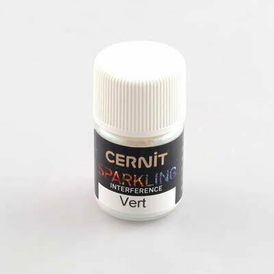 Sparkling Mica Powder Interference Green &ndash; foto van kleur en vernis