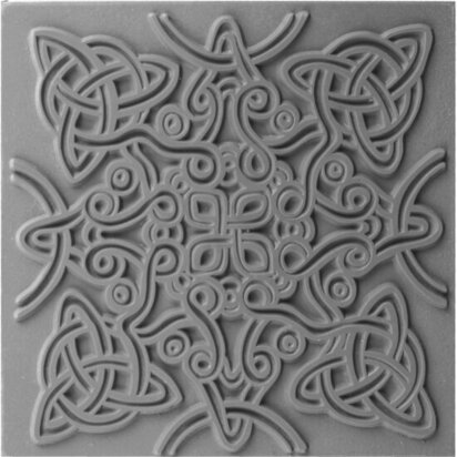 Cernit Texture Mat Celtic knot &ndash; foto van polymeerklei
