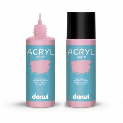 Darwi Acryl Pearlescent &ndash; foto van kleur en vernis