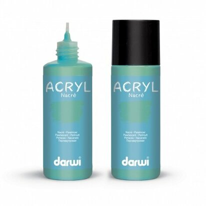 Darwi Acryl Pearlescent &ndash; foto van kleur en vernis