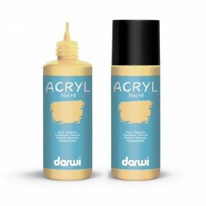 Darwi Acryl Pearlescent &ndash; foto van kleur en vernis