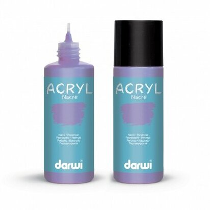 Darwi Acryl Pearlescent &ndash; foto van kleur en vernis