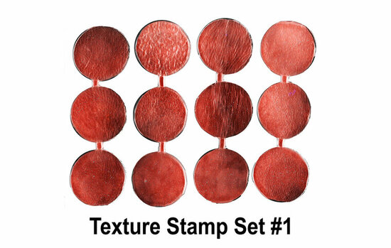 Human Skin Texture Stamp Set 1 &ndash; foto van mallen