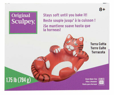 Sculpey Original -- Terra Cotta, 1.75 lb (794 g) &ndash; foto van polymeerklei