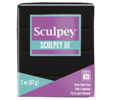 Sculpey III -- Black &ndash; foto van polymeerklei