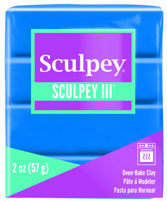 Sculpey III -- Blue &ndash; foto van polymeerklei