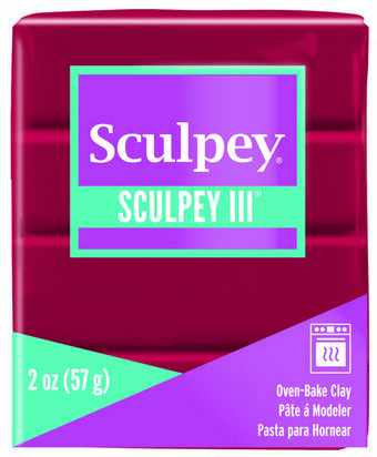 Sculpey III -- Red &ndash; foto van polymeerklei