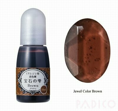 Jewel Color Brown &ndash; foto van uv-resin