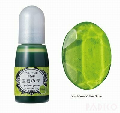 Jewel Color Yellow-green &ndash; foto van uv-resin