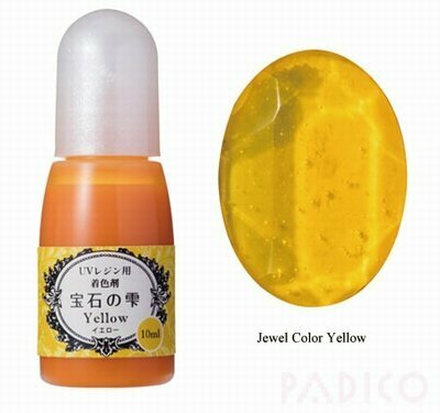 Jewel Color Yellow &ndash; foto van uv-resin