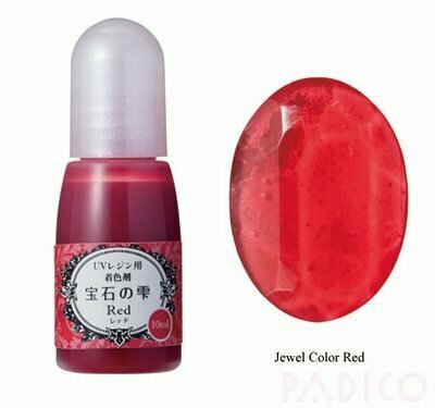 Jewel Color Red &ndash; foto van uv-resin