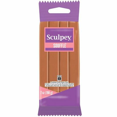 Sculpey Souffl&eacute; -- Cinnamon 198g &ndash; foto van polymeerklei