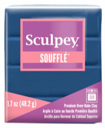 Sculpey Souffl&eacute; -- Midnight Blue &ndash; foto van polymeerklei
