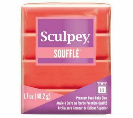 Sculpey Souffl&eacute; -- Mandarin &ndash; foto van polymeerklei