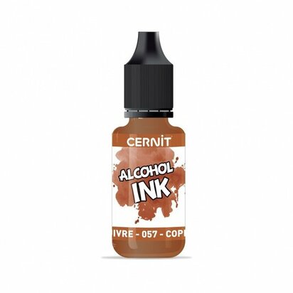 Cernit Alcohol Ink Copper 057 &ndash; foto van polymeerklei