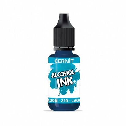 Cernit Alcohol Ink Lagoon blue 210 &ndash; foto van polymeerklei