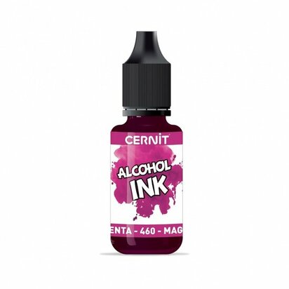 Cernit Alcohol Ink Magenta 460 &ndash; foto van polymeerklei