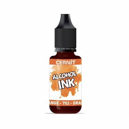 Cernit Alcohol Ink Orange 752 &ndash; foto van polymeerklei