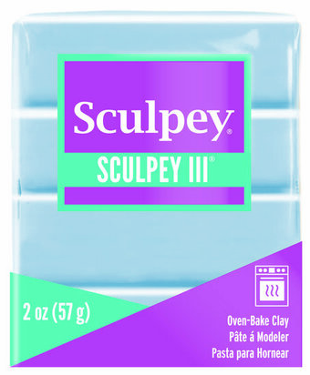 Sculpey III -- Sky Blue &ndash; foto van polymeerklei