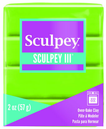 Sculpey III -- Granny Smith &ndash; foto van polymeerklei