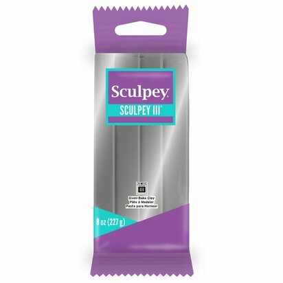 Sculpey III -- Silver  227 g &ndash; foto van polymeerklei