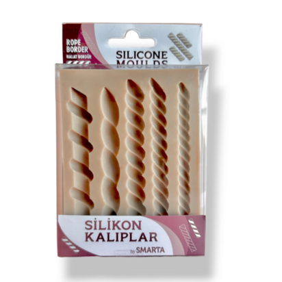Smarta Silicone Mold - Rope Border &ndash; foto van siliconen mal