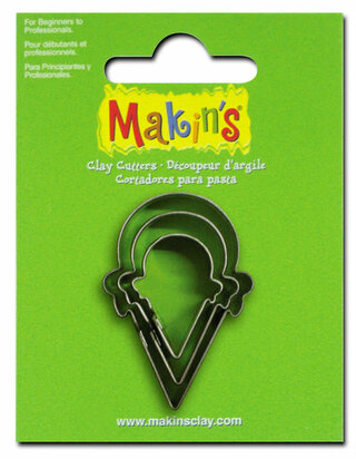 Stainless Steel Cutter Ice-Cream Cone 3 PC Set &ndash; foto van mallen