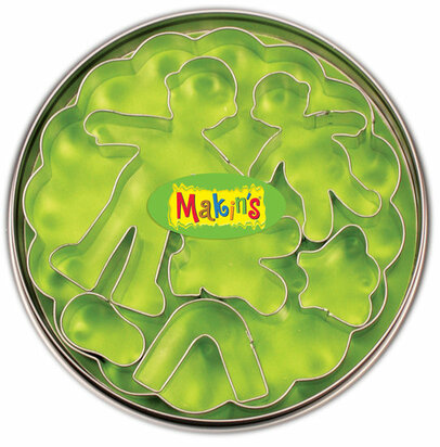 Stainless Steel Cutter Set Children 7 PC &ndash; foto van mallen