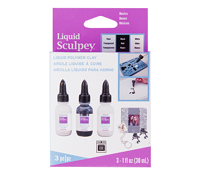 Liquid Sculpey Multipack -- Basics, 3 x  (29 ml) &ndash; foto van polymeerklei
