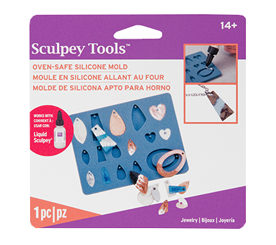 Sculpey Silicone Oven Safe Mold -- Jewelry &ndash; foto van polymeerklei