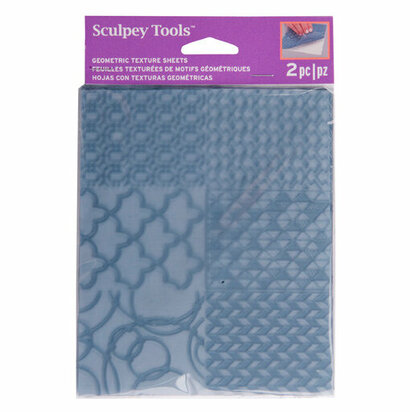 Sculpey Texture Sheets -- Geometric &ndash; foto van polymeerklei