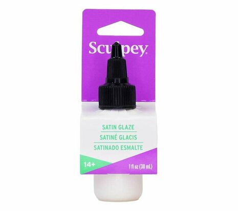 Sculpey Satin Glaze &ndash; foto van polymeerklei