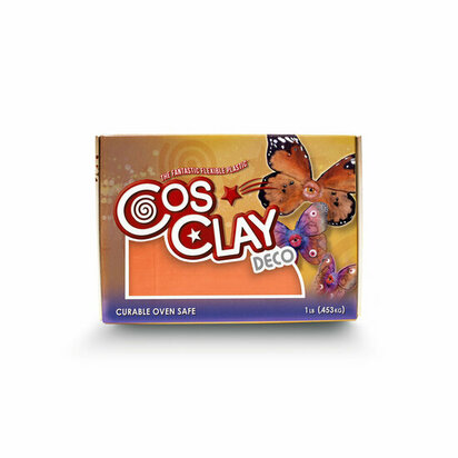 Cosclay Deco Orange &ndash; foto van polymeerklei