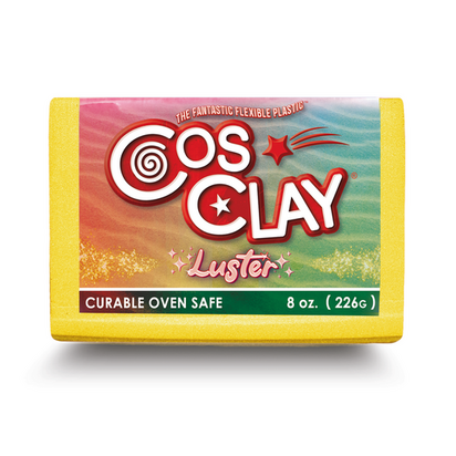 Cosclay LUSTER - Pineapple Yellow &ndash; foto van polymeerklei