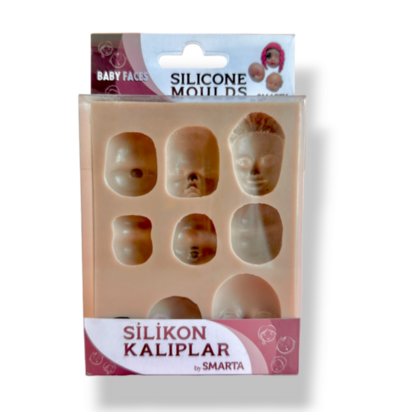 Smarta Silicone Mold - Baby Faces &ndash; foto van siliconen mal