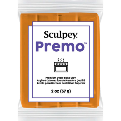 Sculpey Premo Burnt Orange &ndash; foto van polymeerklei
