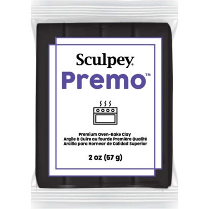Sculpey Premo Black &ndash; foto van polymeerklei