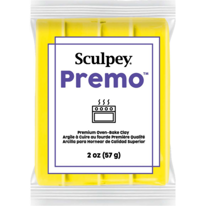 Sculpey Premo -- Zinc Yellow Hue foto van polymeerklei
