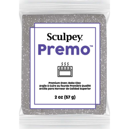 Sculpey Premo White Gold Glitter &ndash; foto van polymeerklei